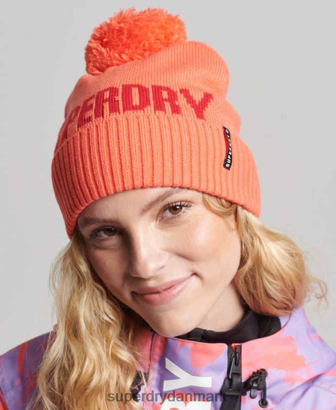 Superdry koral Kvinder tilbehør sne hue 868VH4109