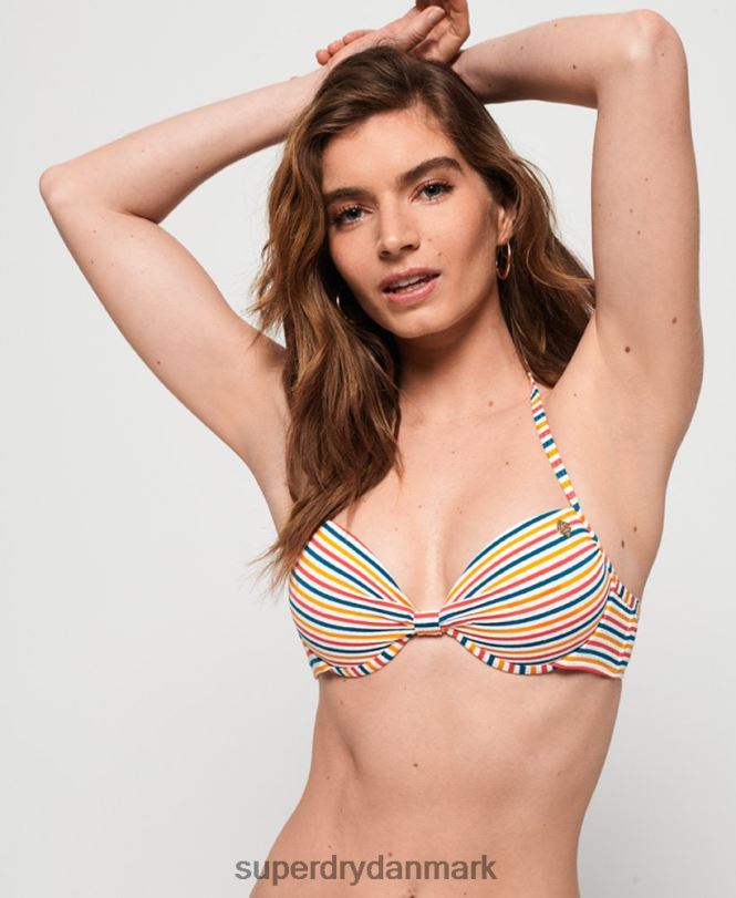 Superdry multi Kvinder tøj cassie kop bikini top 868VH3258