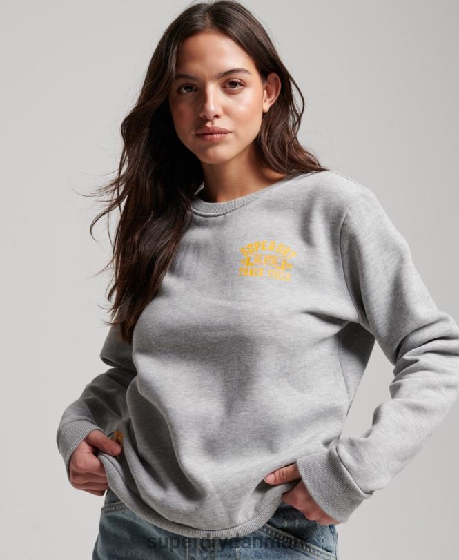 Superdry grå Kvinder tøj atletik sweatshirt 868VH3457