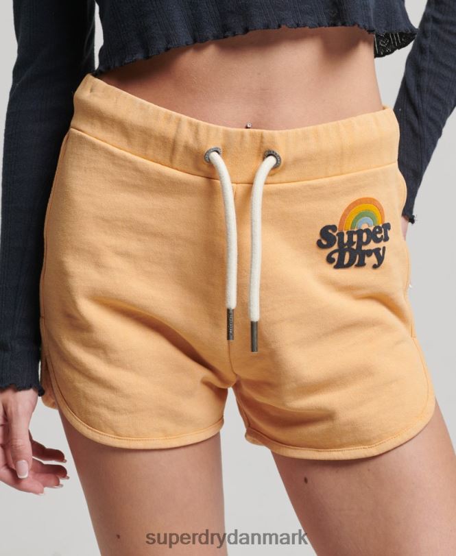 Superdry Brun Kvinder tøj regnbueshorts 868VH2167