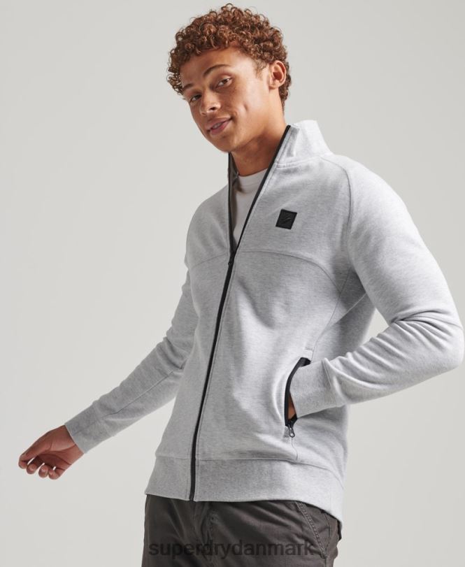 Superdry grå Mænd tøj tech track top 868VH5096