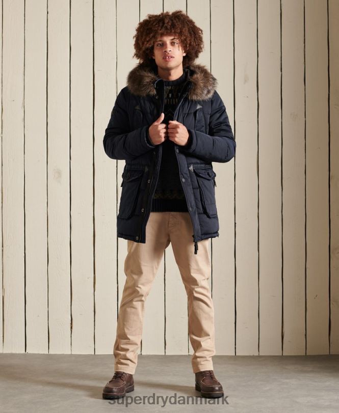 Superdry flåde Mænd tøj chinook parka 868VH4618